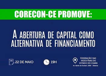 Corecon-CE promove palestra  “A abertura de capital como alternativa de financiamento”