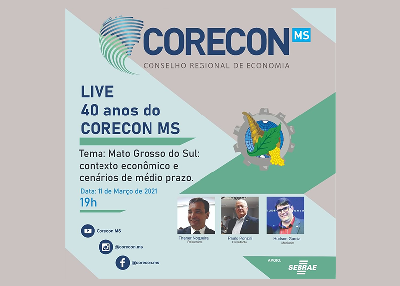 Corecon-MS completa 40 anos