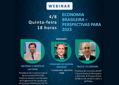 Lacerda participa de debate sobre a economia brasileira e as perspectivas para 2023