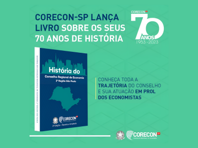 Corecon-SP apresenta livro em comemoração aos seus 70 anos